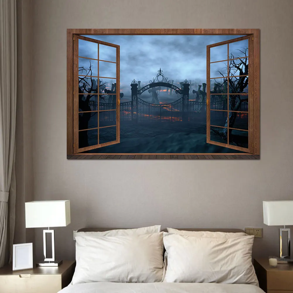 Halloween wallpaper 3d wall sticker wall adhesive sticker wall stickers for kids