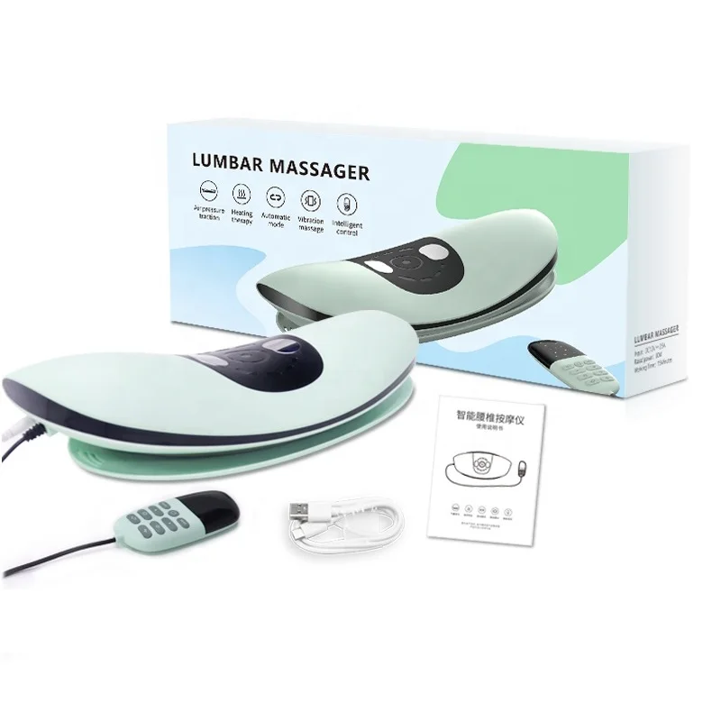 Heating Back Waist Massager Waist Vibration Massager Customized Infrared Laser ABS with 2000 mAh Battery