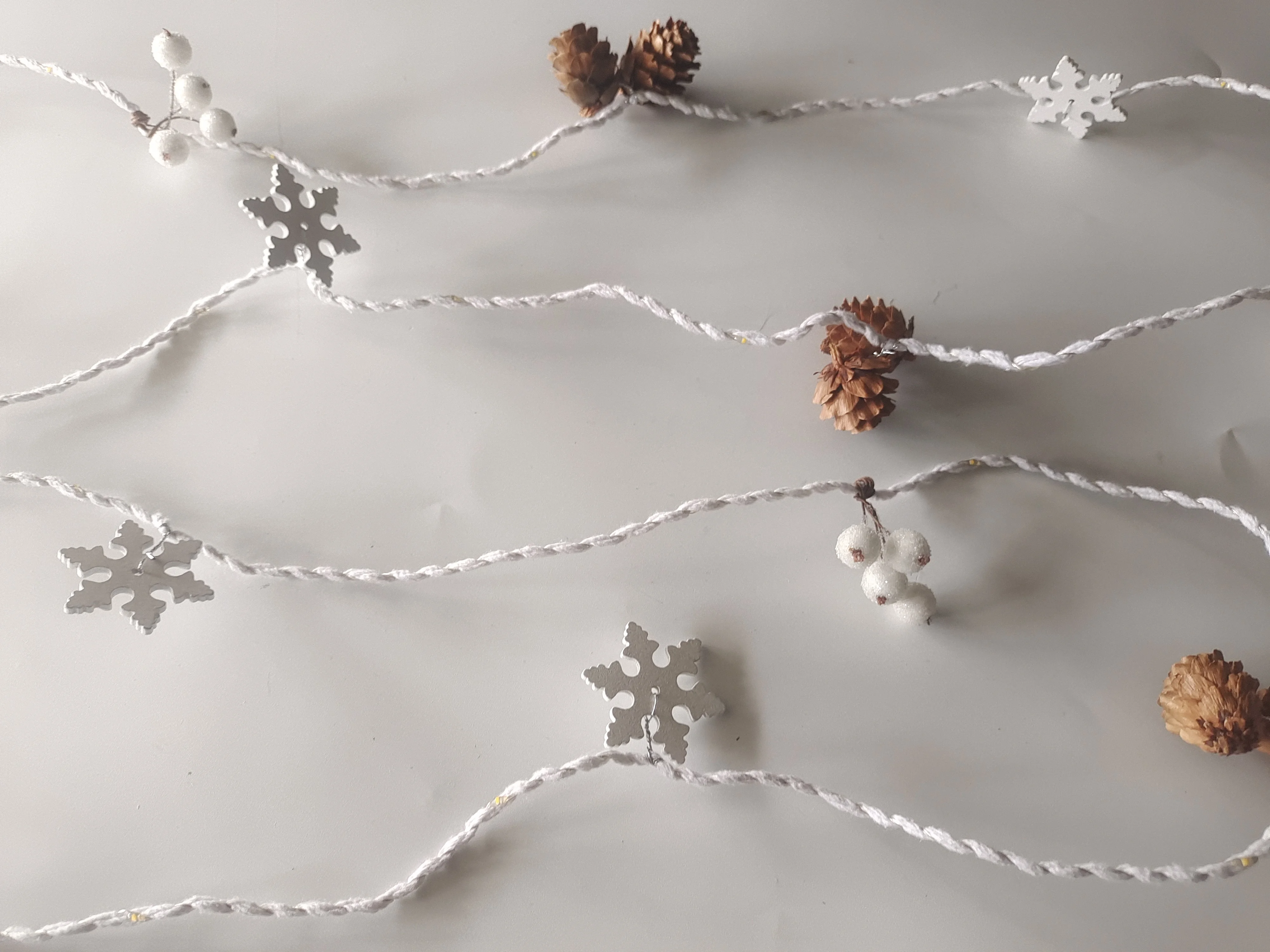 Hot Sale Christmas Snowflake Decorate Strip Light Led Silver Wire String Bedroom Outdoor Garden Party Home Lighting