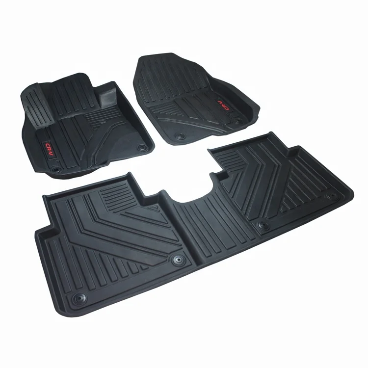 
Anti slip TOP/TPE plastic 3d car mats car trunk mats for CRV 2017+ 