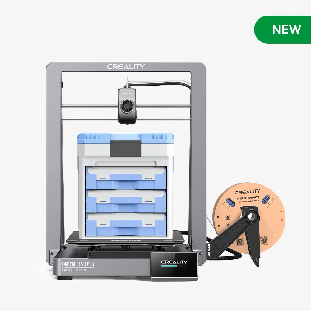 Ender-3 V3 Plus промышленный комплект 3D-принтера новый двухмоторный двигатель с Y-осью надежный экструдер без засорения легкое обслуживание поддерживающие стержни