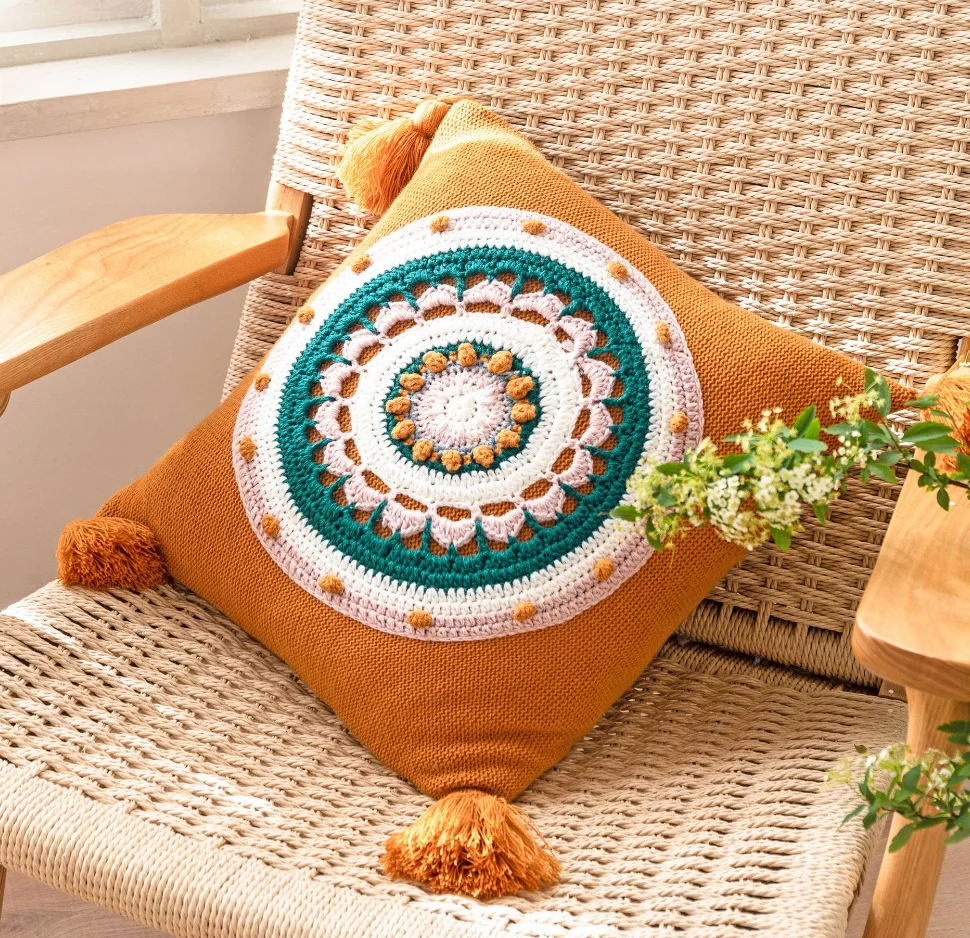 Daisy Flower Floor Pillow For Home Decorative Seating Cushion Velvet Plush Stuffed Toy For a Reading  Bed Room or Watching TV