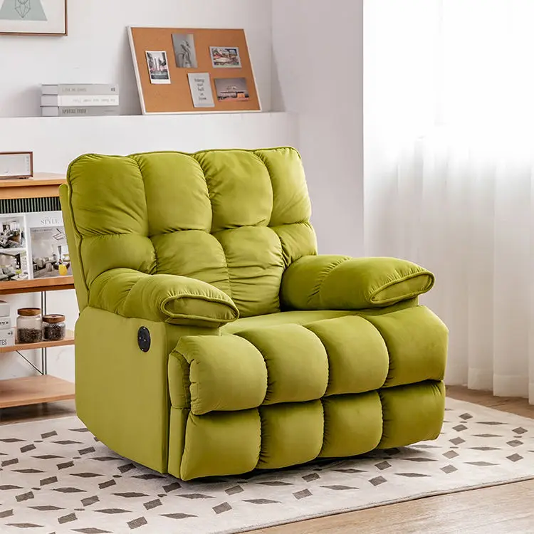 CY Modern Modular Manual ZOY Recliner Couch Electric 1 Seater Manufacture Single Fabric Recliner Chair