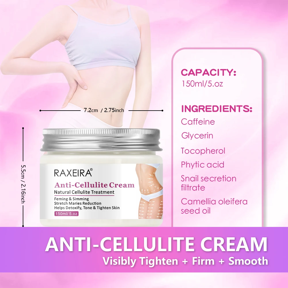Private Label Organic Anti-Cellulite Body Massaging Slimming Cream Shaping Sweat Fat Burning Slimming Body Anti Cellulite Cream