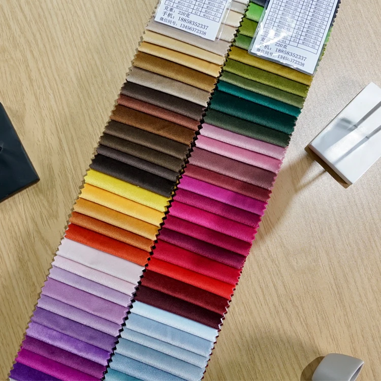 Factory Directed Hometextile Raw Material  Sofa Fabric Holland Velvet Upholstery Fabric Online For Living Room