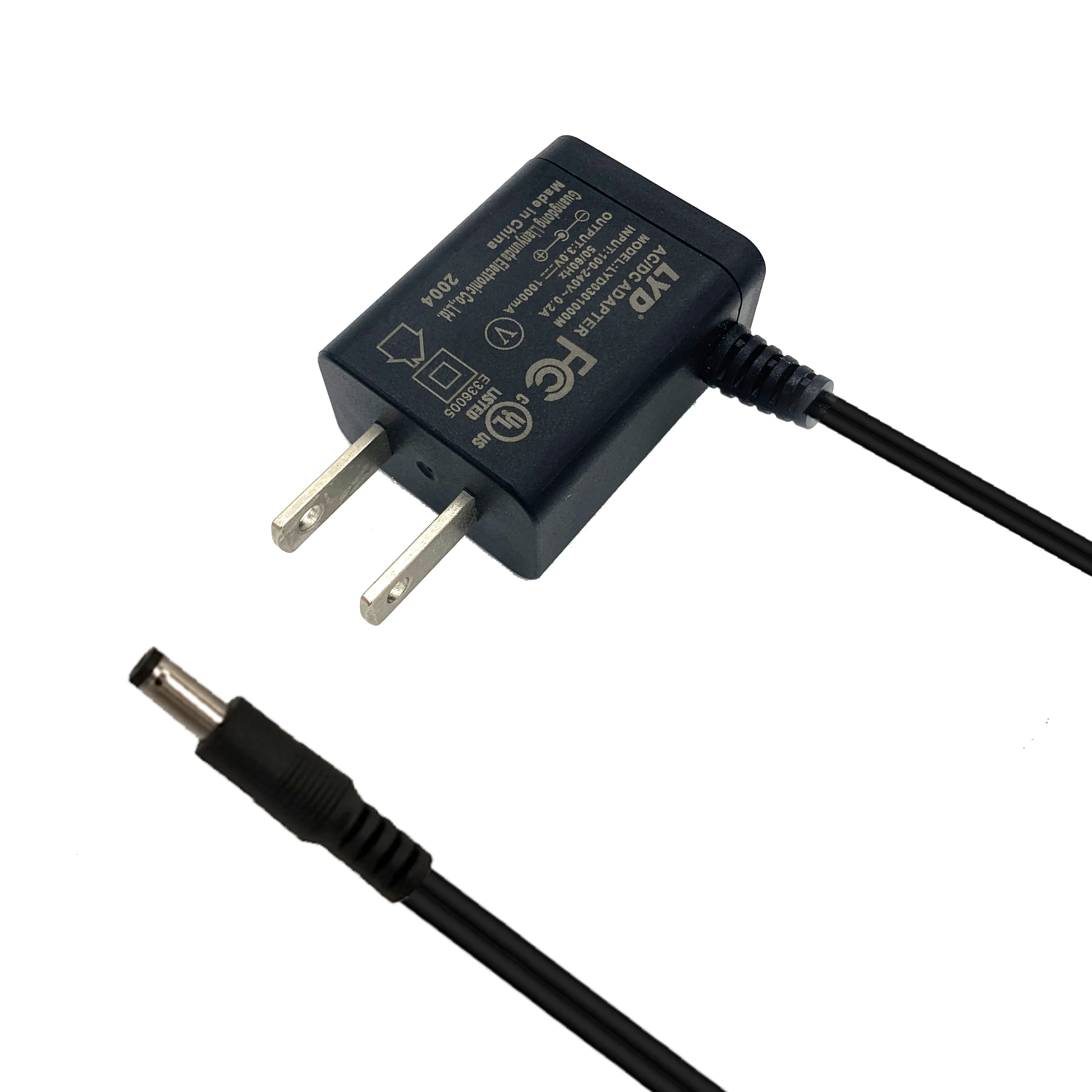 high quality UL CCC FCC certificated 5V 6V 0.5A 0.6A 1A 1.5A 2A 0.8a power adapter input 100-240v ac 50\/60hz
