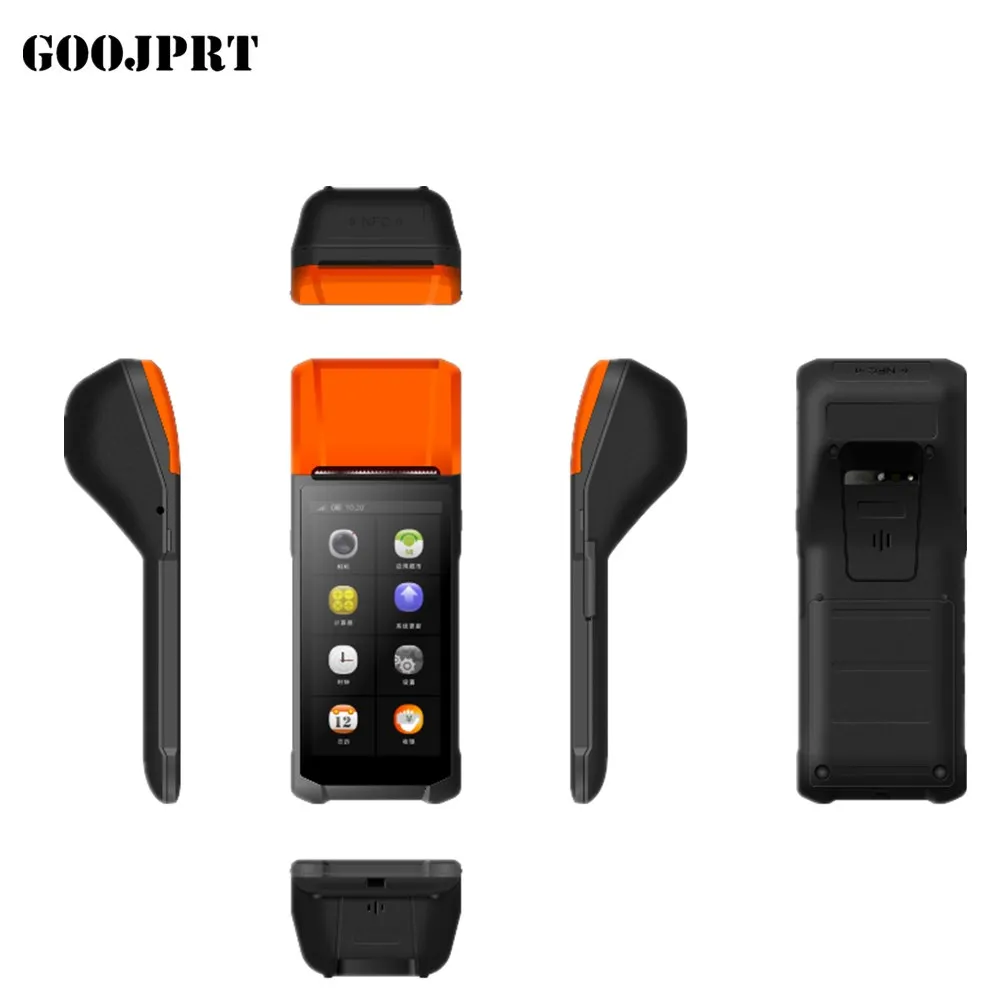 Barcode Scanner Mobile Touch POS System Terminal PDA Wireless Wifi Thermal Printer