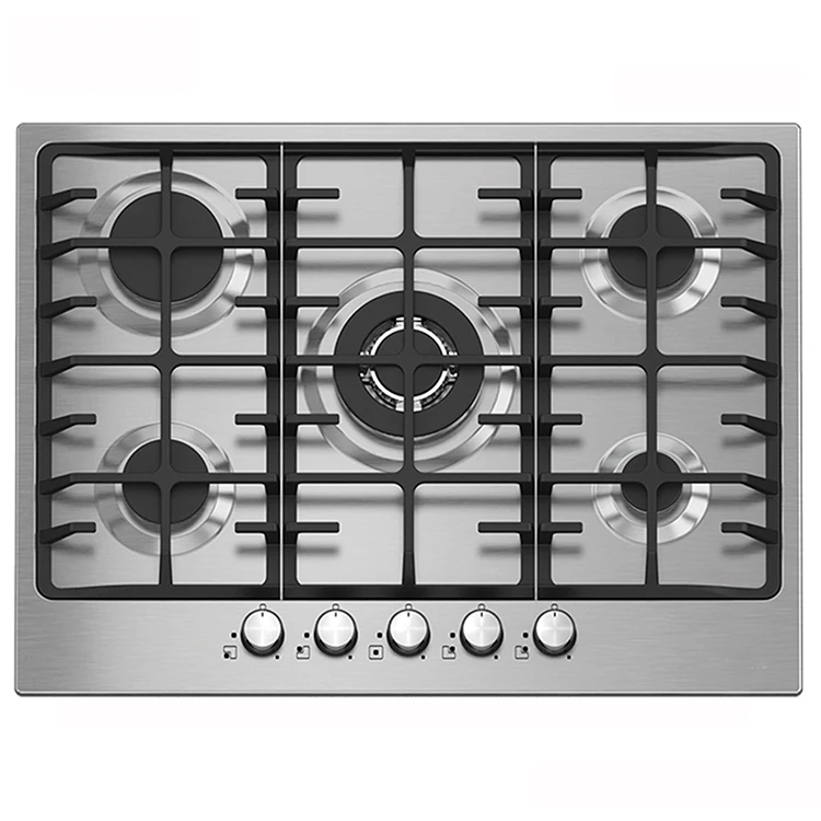 Best Selling 5 Burns Industrial Cooking Stove  Safety Device Gas Stoves  With Safety