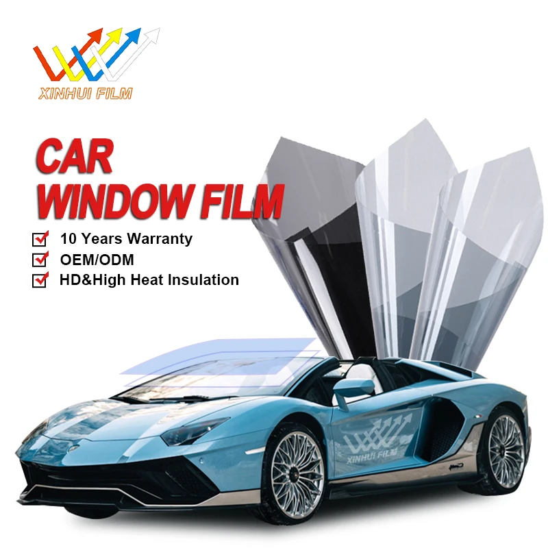 Cheap Price Factory Direct Sell 2 Ply 80%vlt Car Window Tint High Clear Nano Ceramic Film Tint Window Film For Car