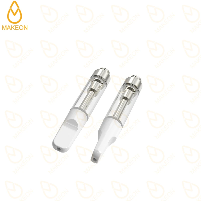 
Makeon atomizer ceramic flat tip custom Logo Packaging Oil vape 510 Thread leakproof 