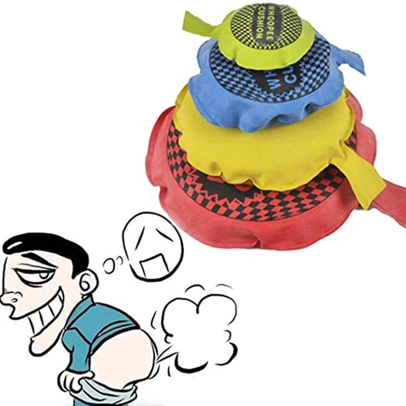 Make joke funny surprise Halloween poo-poo whoopee cushion self-inflating hygienic prank gag gift for children and adults