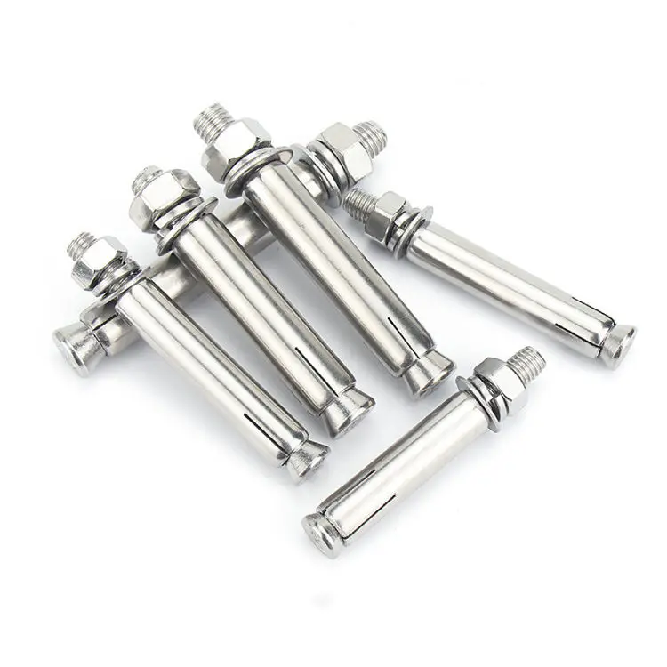 Stainless Steel Through Bolt Anchors Marine Concrete Stud Anchor Bolts M12 M14 M16 M20