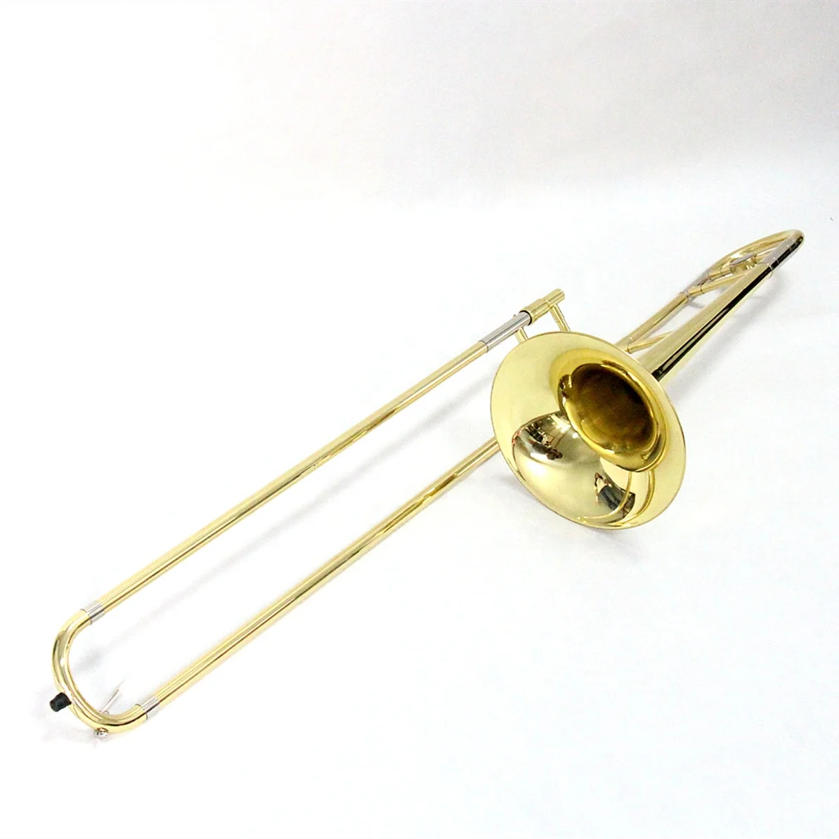 High-end Gold Lacquered Trombone Bb Tone Tenor Trombone Instrument With Case Cheap Wholesale Trombone