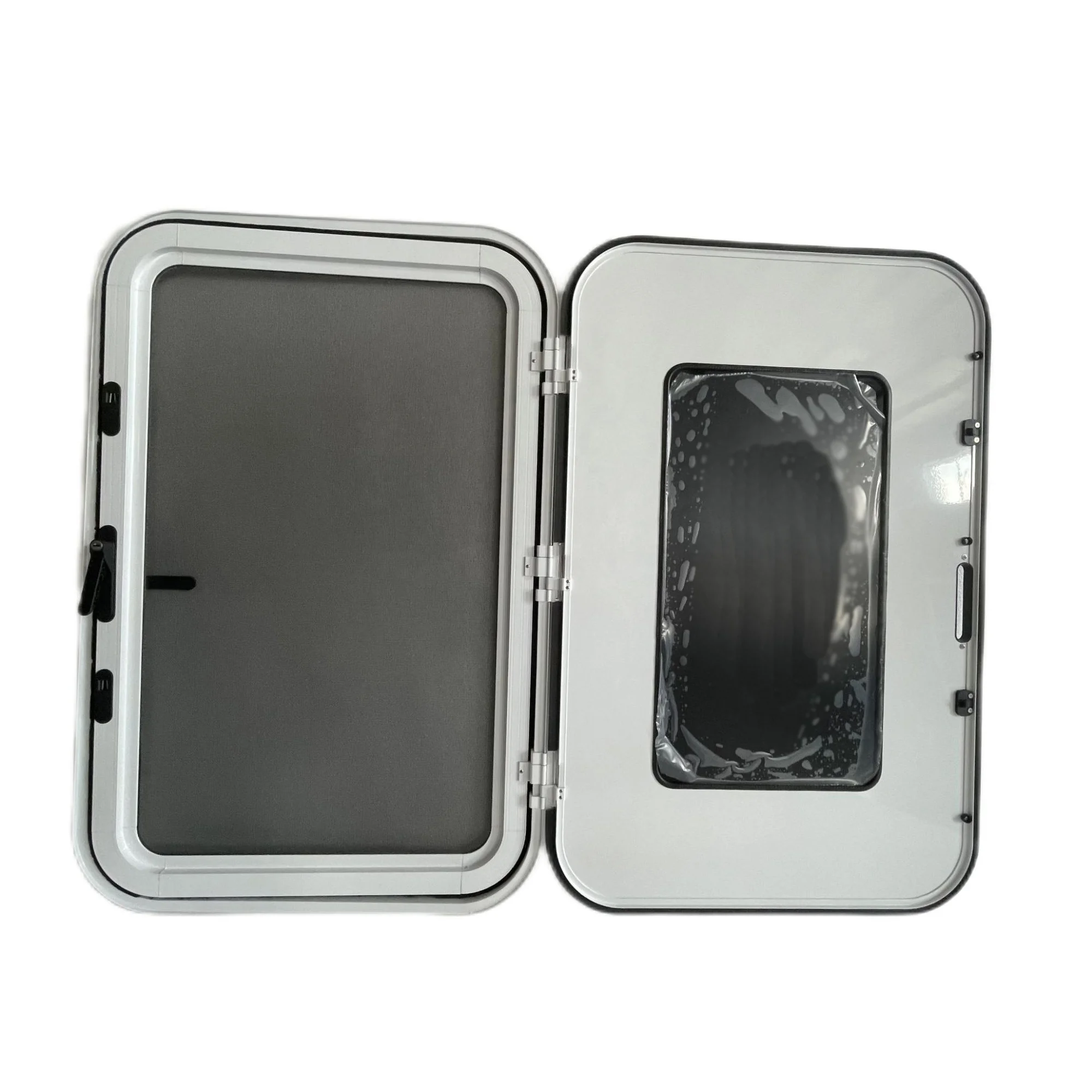 White RV Trailer Camper Motorhome Tear Drop Trailer Entry Door