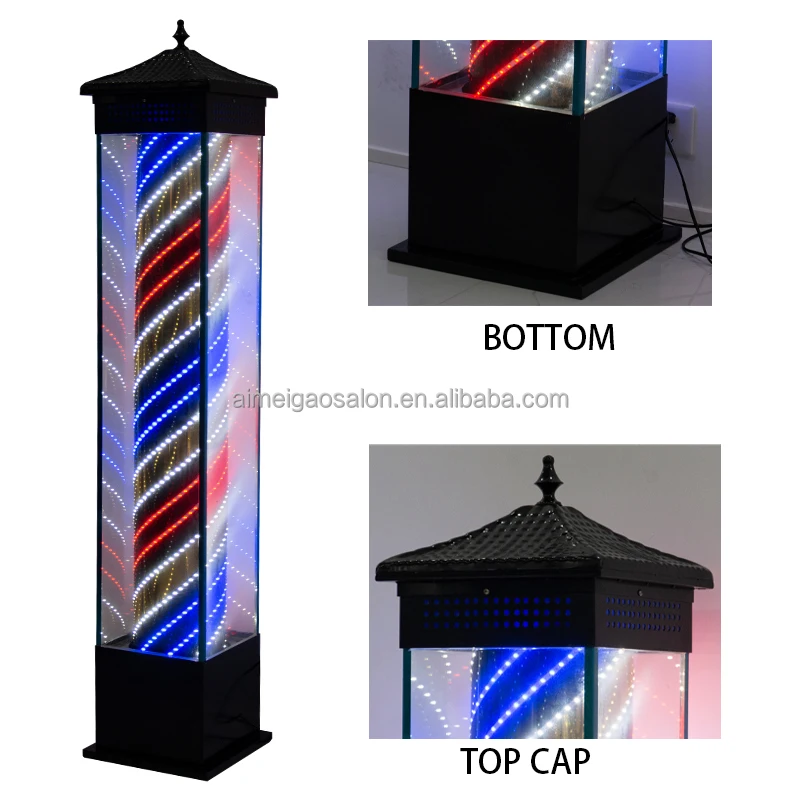Diant LED Lighting pole Classic Rotating Light Hair Salon Shop Beauty Sign Barber shop pole