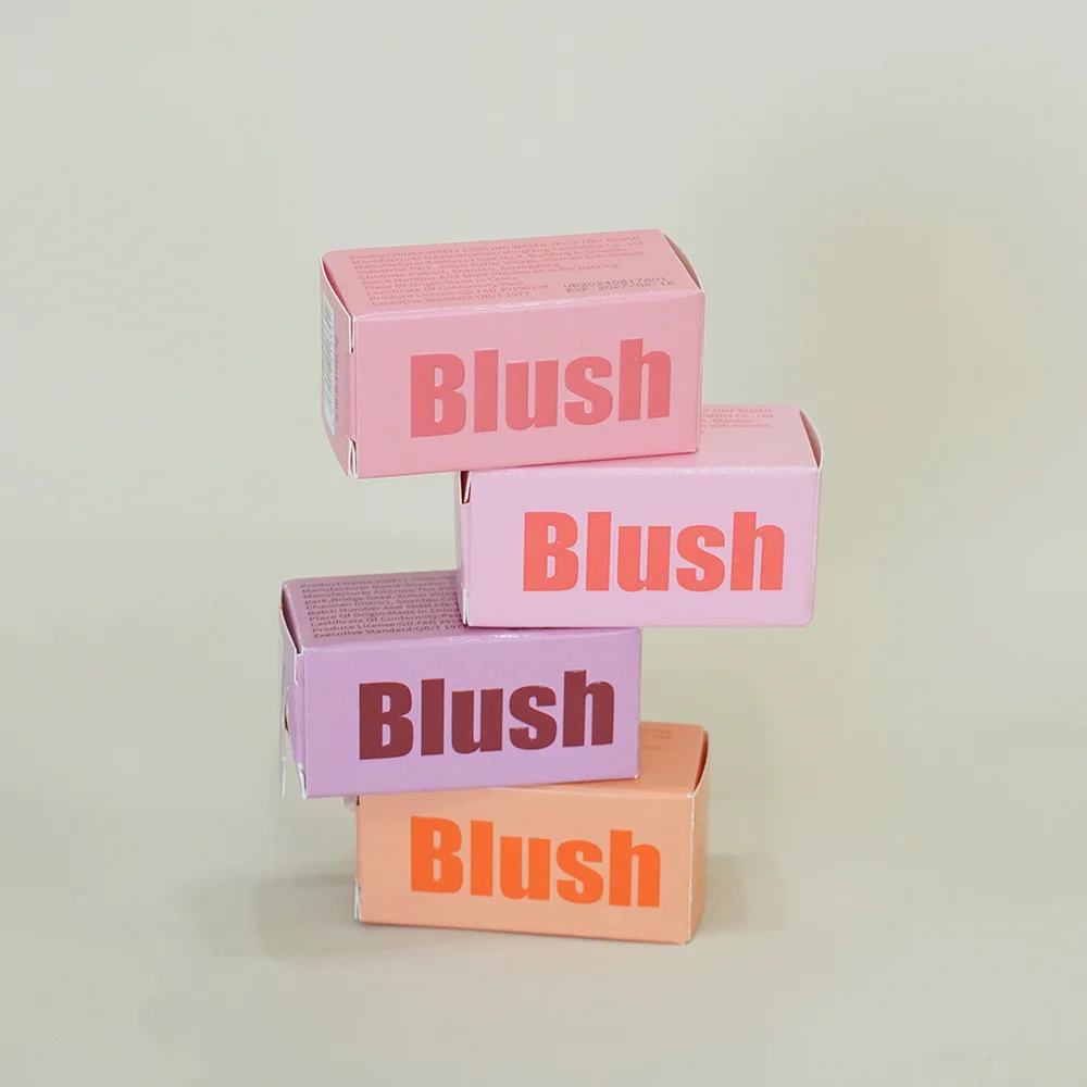Private Label 6.5g Pink & Red Jelly Blush Tint Stick Cream for Lip and Cheek Use