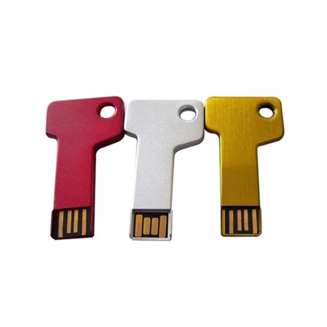 Оптовая продажа офисных гаджетов 4 ГБ 8 16 в форме ключа USB флэш-накопитель 32 металлический Usb-накопитель Водонепроницаемый