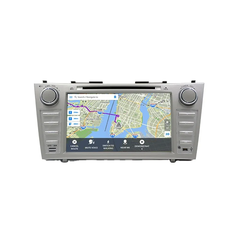 YHT Car Radio Double Din 8 Inch For Toyota Camry with BT Wifi Phone Easy Connect 1024*600 Reversing camera image display