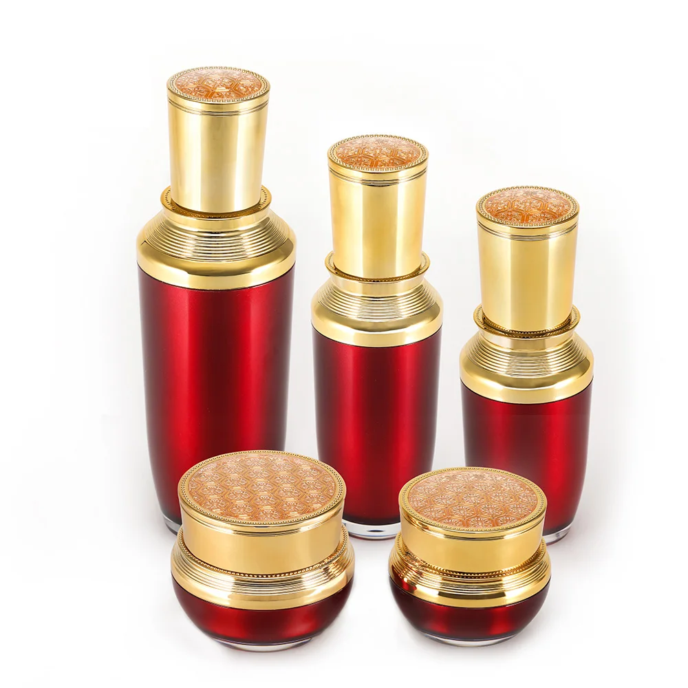 Hengsheng 10g 15g 20g 30g cosmetic packaging cream small jar face skin cream beauty sample container empty acrylic bottle