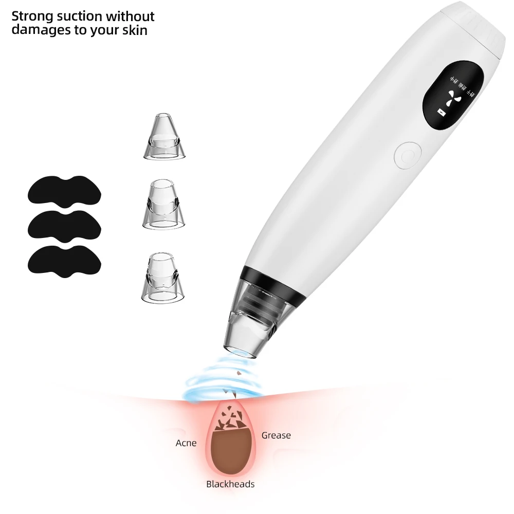 blackhead remover vacuum suction facial pore pore cleaner black head white heads remover