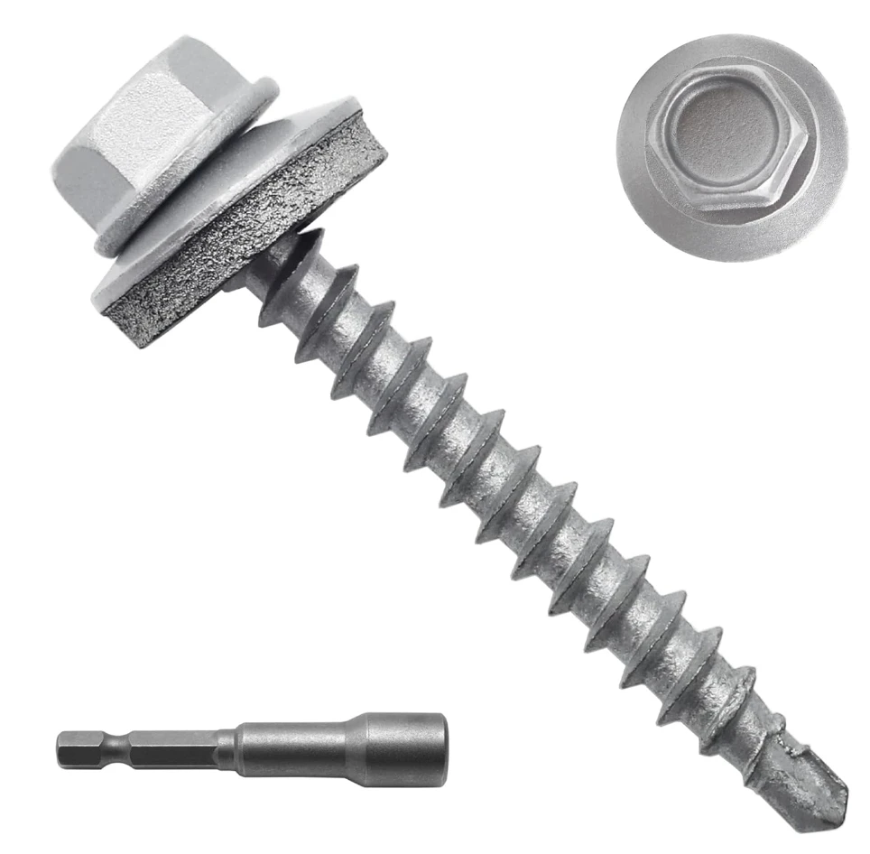 2024 Factory Price Stainless Steel Torx Head M8 80mm 100mm Tile Roof Solar Mount Structure Wooden Screw