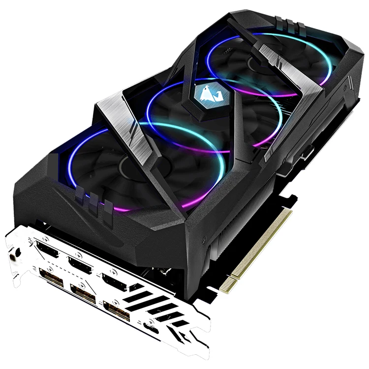 GIGABYTE AORUS GeForce RTX 2060 SUPER 8G Used Graphics Card with 3 Fans Cooler 8GB GDDR6 Memory Support RGB