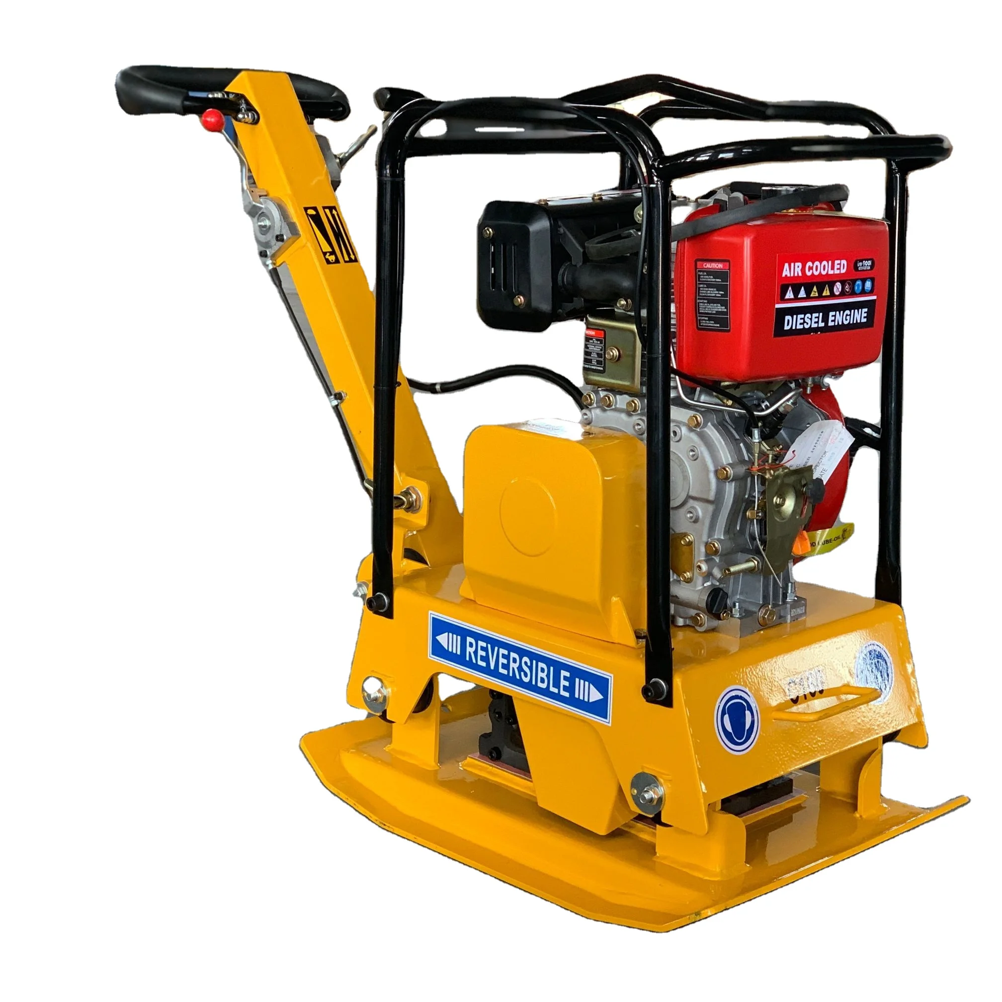 Двунаправленный уплотнитель пластины дизельного двигателя C160 для продажи/160кг двунаправленный Вибрационный уплотнитель пластины