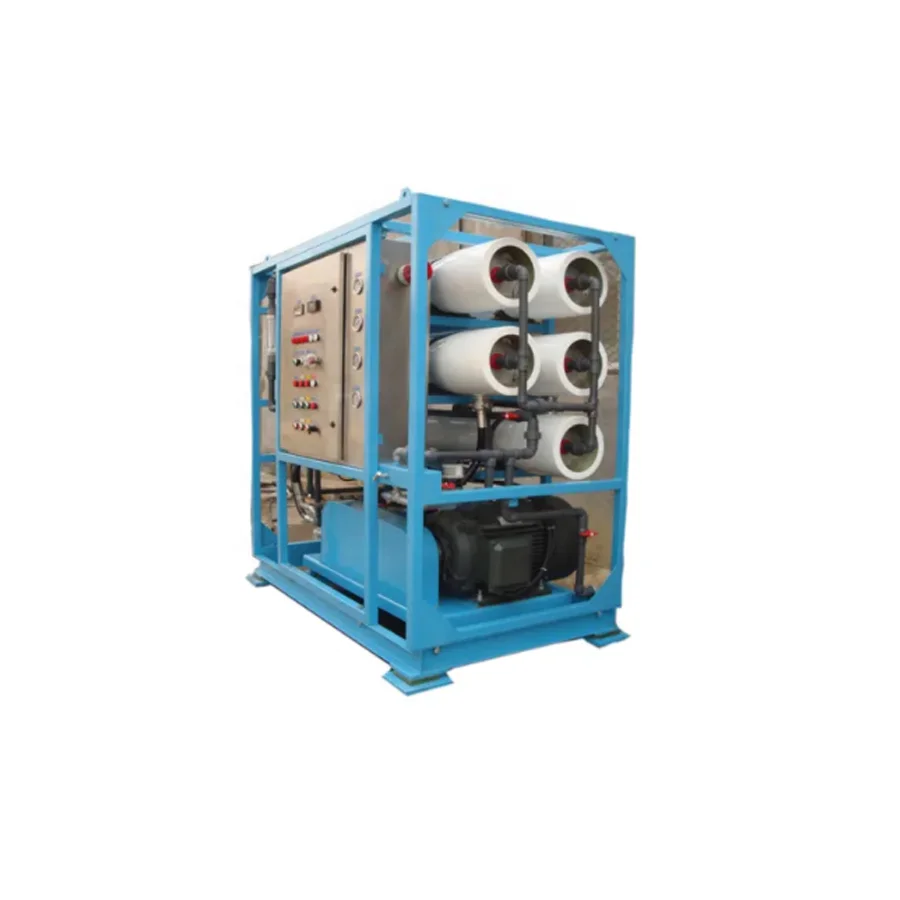 250LPH 500LPH Reverse Osmosis Borehole Brackish Well Water RO Maker Marine Sea Water Desalination