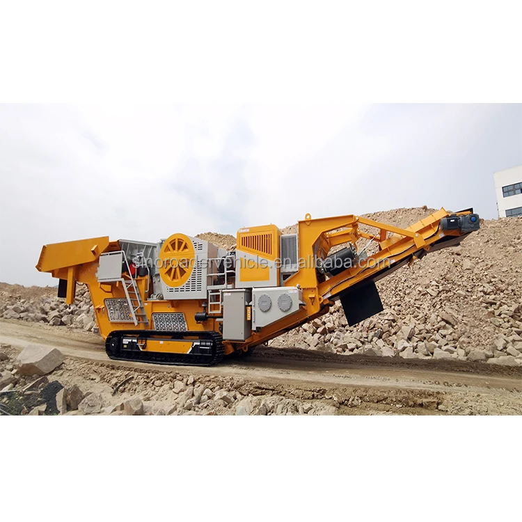 sinoroader jaw crusher hard stone breaker machine crushing granite riverstone limestone mining equipment