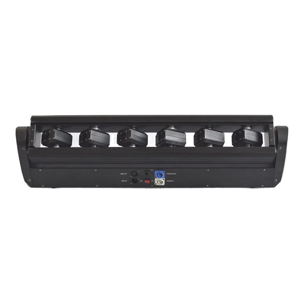 rgb 3w 6w Moving head laser bar 6 EYES 1000mw RGB 3in1 full color Fat Beam stage party disco bar dj light
