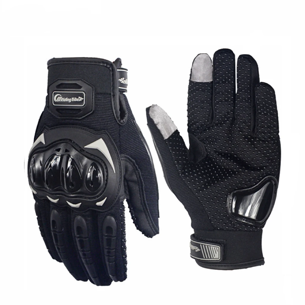 Riding touch screen gloves anti-fall anti-slip four seasons motorcycle gloves