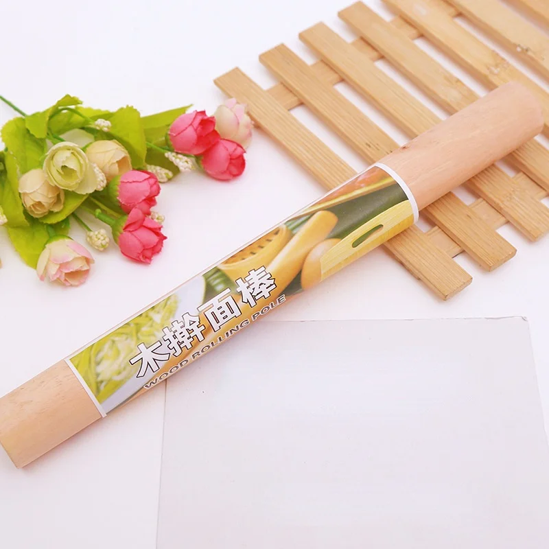 
Wholesale non-stick wooden press stick baking tools dumpling skin rolling pin manufacturers kitchen rolling pin 