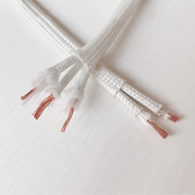 Кабель работающий в условиях высоких температур 2 четыре ядра 3 провод с сердечником термостойкие слюды Плетеный огнеупорные провода 0 5 мм 75 1