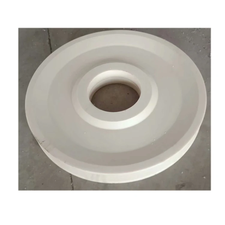 Customized U-groove guide nylon plastic pulley elevator cable bearing wheel