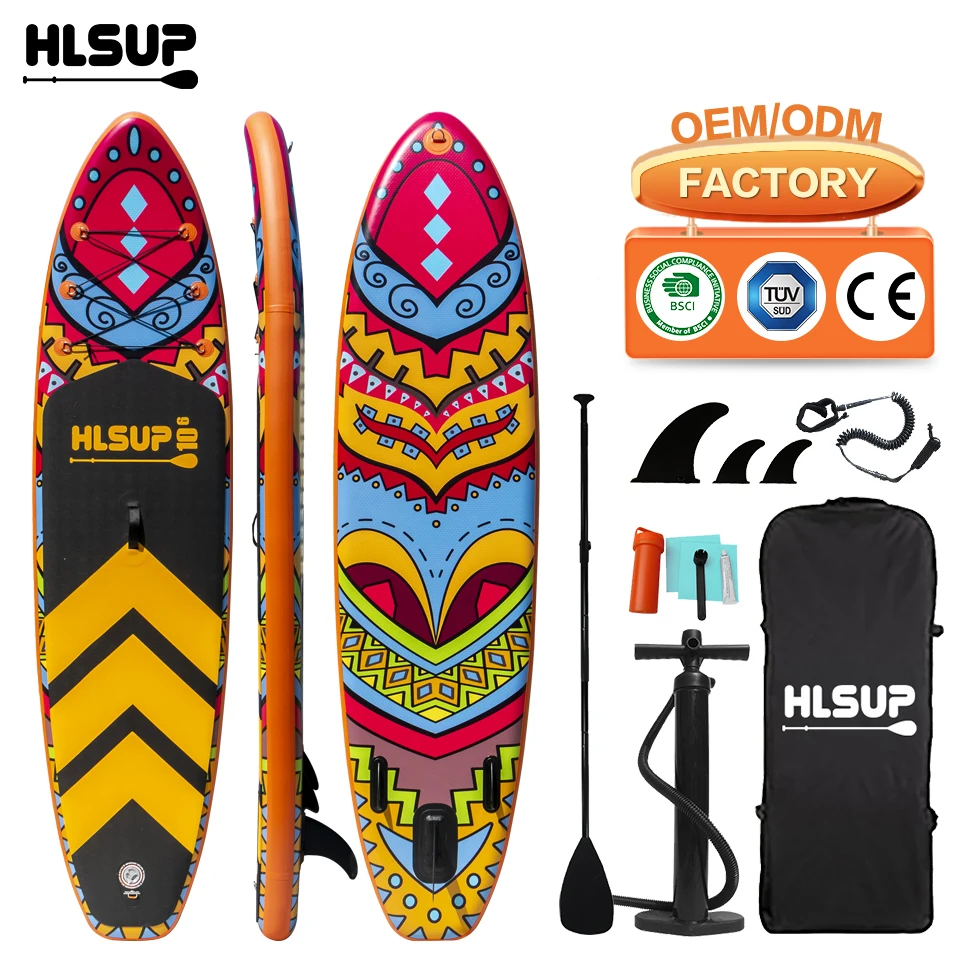 2024 Wholesale Customized Price Inflatable Paddleboard Sup Stand Up Sup Paddle Board Paddle Surf Sup Air Pump