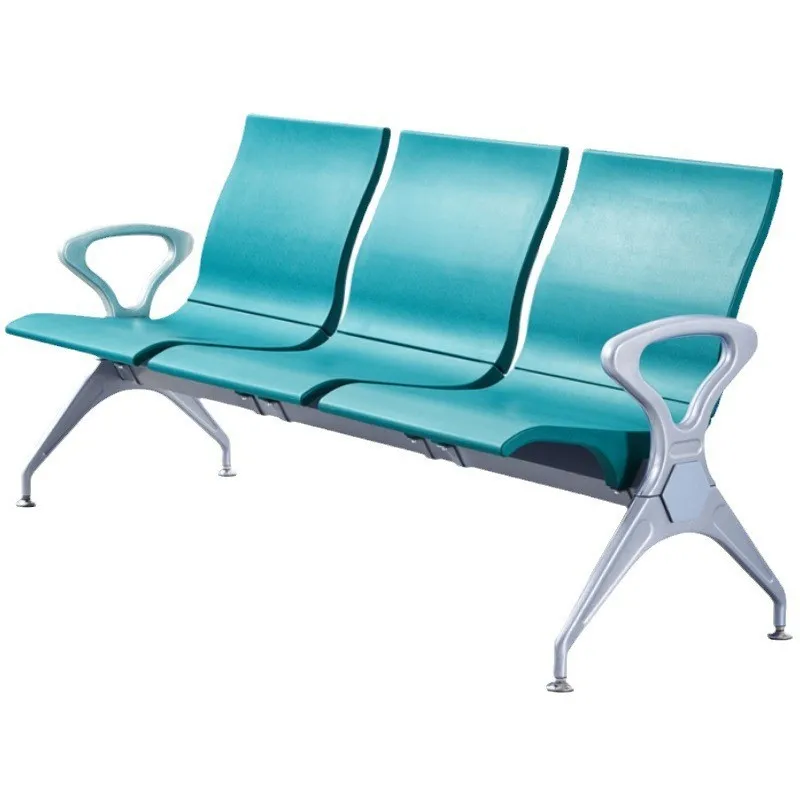 Polyurethane Public Seating Three Seater Bank Airport Chair Hospital Waiting Room Bench Soundproof Waiting Area Seat