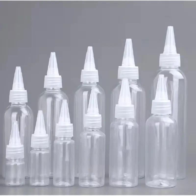 Wholesale Hair Oil Hair Dye Paint Ink Pigment Empty Plastic Squeeze Bottles with Twist Top Cap