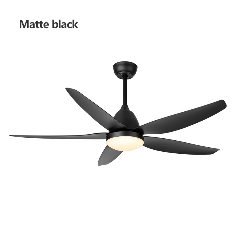 Fengyun  54 Inch Modern Design 110v 220v Dc Copper Motor 6 Speed Ceiling Fans With Led Lights Remote Control