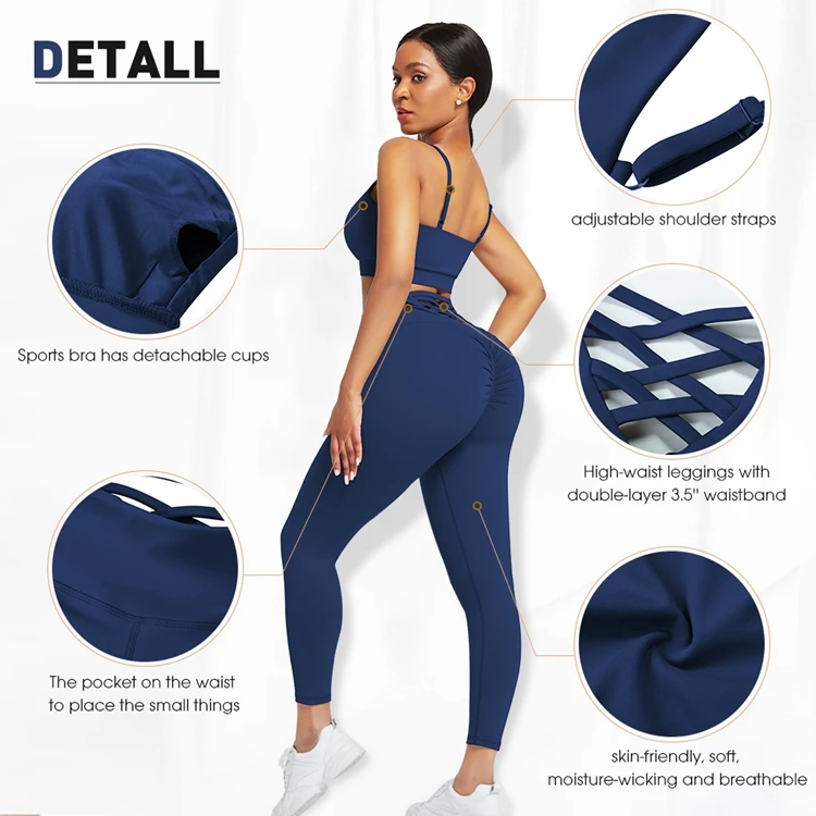 
Stylish Casual Hoodies Crop Top Sports Suit Womens Activewear Workout Sets Fitness Yoga Apparel 