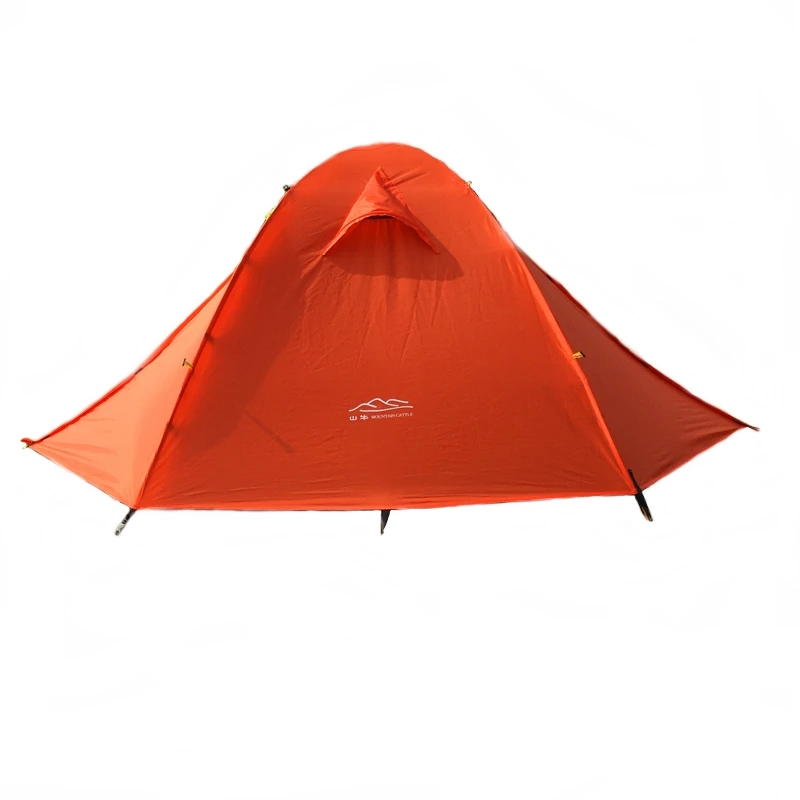 Outdoor Waterproof Pole Aluminum Tent Double Layers Dome Camping Tent Sunshade Tent