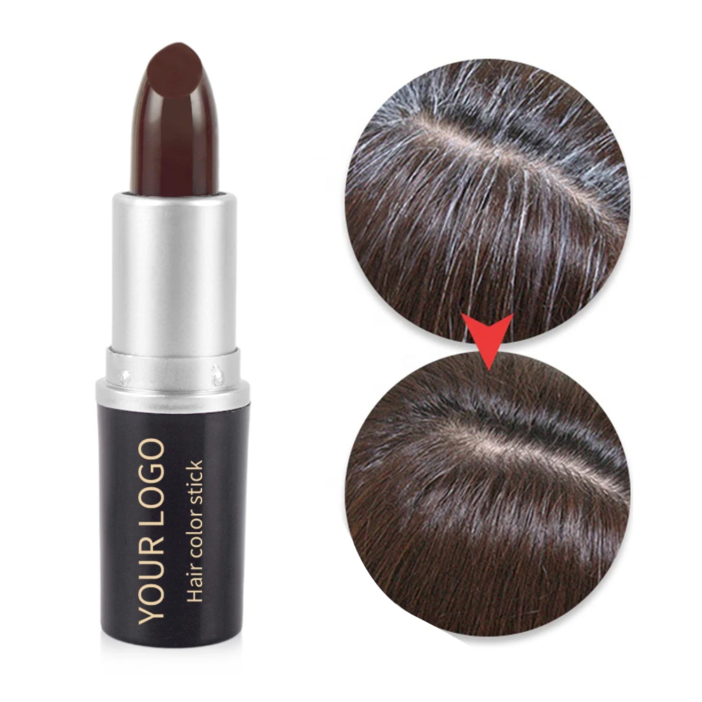 Custom Private Label One-Time Hair Dye Fast White Hair Covering Instant Gray Root Coverage Hair Color Pen