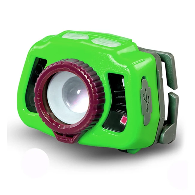 Powerful Zoomable  USB Rechargeable Motion Sensor IPx6 Waterproof Rechargeable LED Headlamp