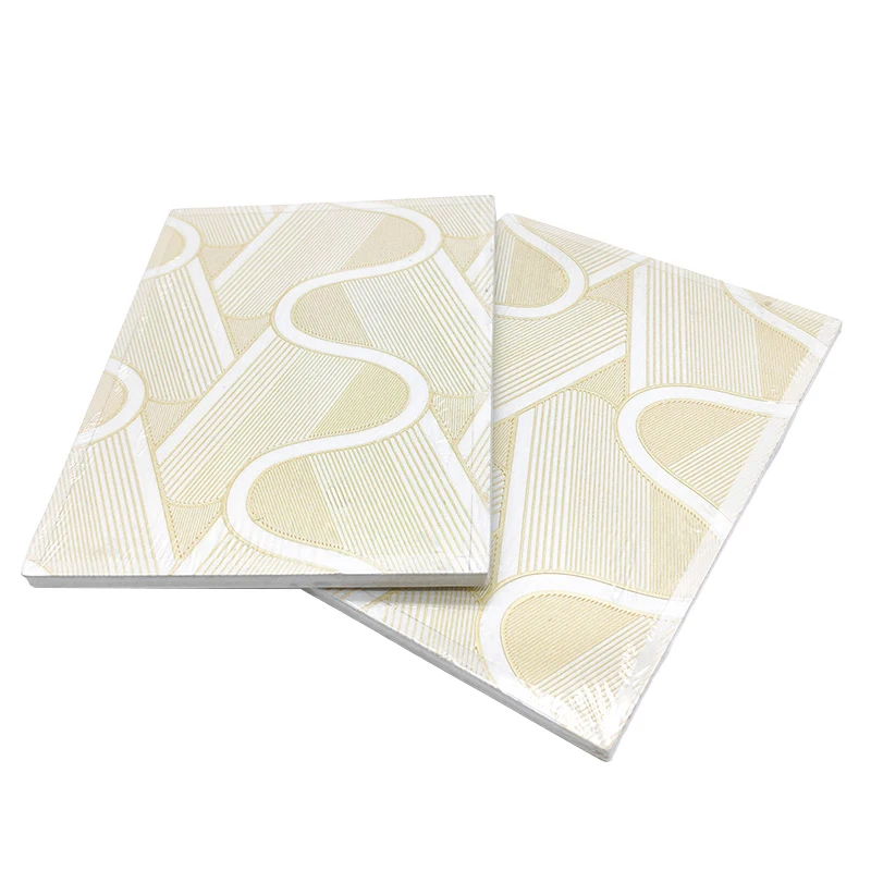 595 x 595mm PVC Laminated Gypsum Ceiling Tiles with Aluminum Foil Back