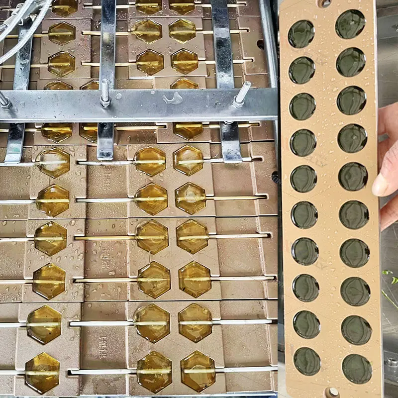 Semi Automatic 50 Mint Gummy Gelatin Solid Hard Candy Making Machine Center Filled Gummy Candy Making Machine