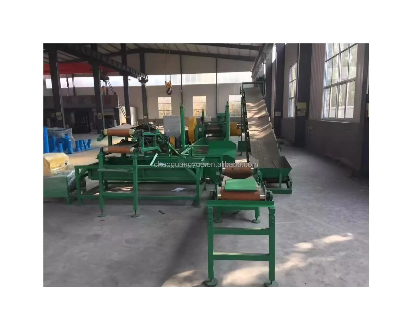 5T/h full automatic wheel tire recycle machine to recycled tires