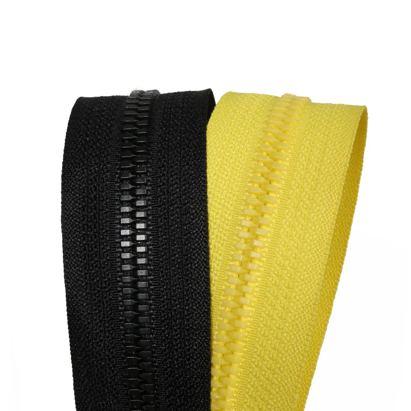 Factory Custom #3 #5 Resin Zipper Plastic Colorful Resin Zipper For Jeans