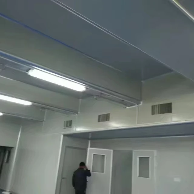 Hvac Cleanroom Manufacturers Modular Class 1 Clean Room Panel Class 100 laboratory Room System Design