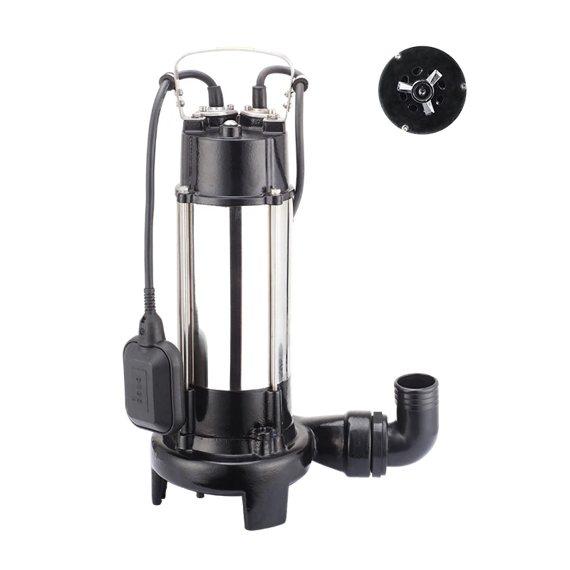 1.3kw waste water submersible pump with float switch