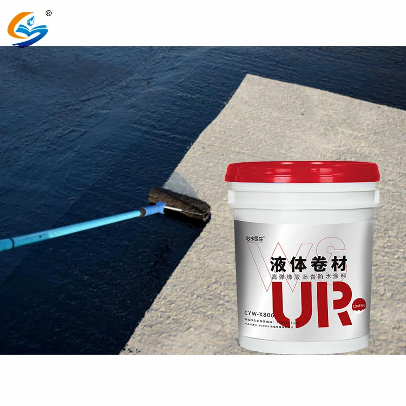 Cementitious Roof Leakage Stone Waterproofing Solution Waterproof Concrete Flat Roof Deck Liquid Dpm Coating