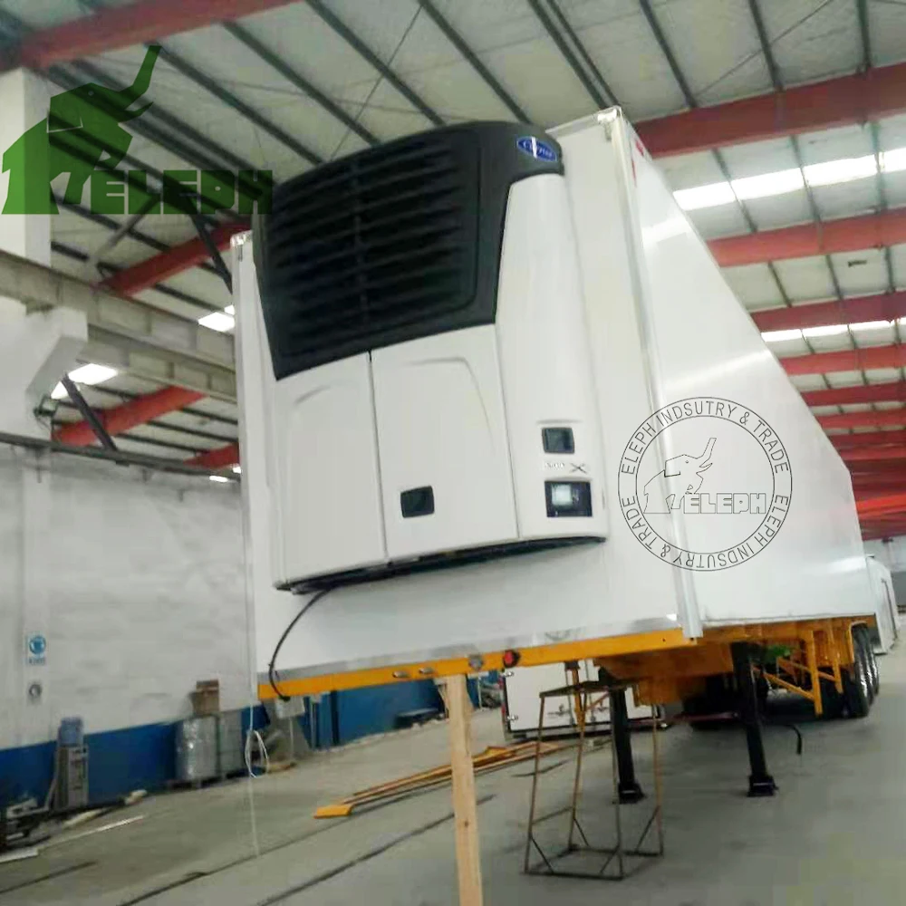 china refrigerated trailer trade low price used small refrigerated trailers for sale(11)